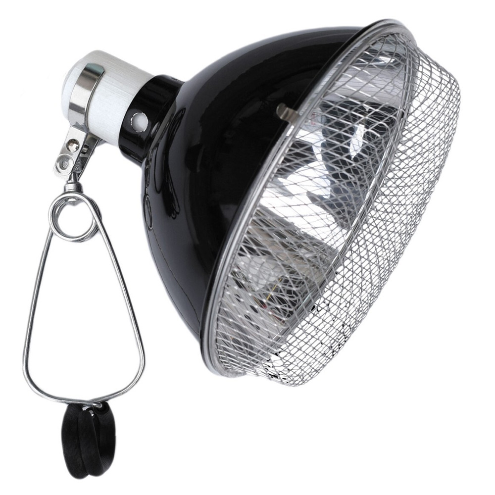Happet Klosz Lampy z Siatką 22cm do Terrarium Oprawa Ceramiczna E27 max. 120W